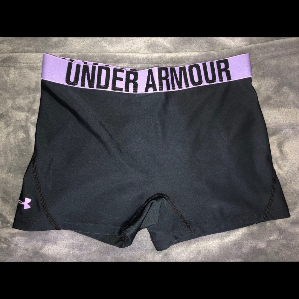 under armour black volleyball spandex sz md